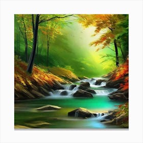 Autumn Forest 119 Canvas Print