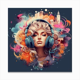 CalmingFacade Music Icon 5 Canvas Print
