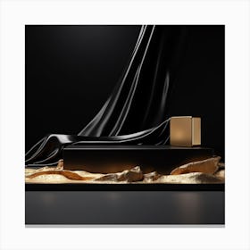 Golden lux Product Background V4 Canvas Print