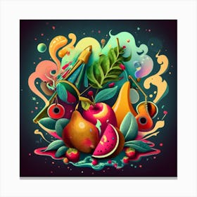 Fruit And Vegetables 1 Canvas Print