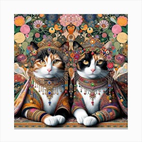 The Majestic Cats 17 Canvas Print
