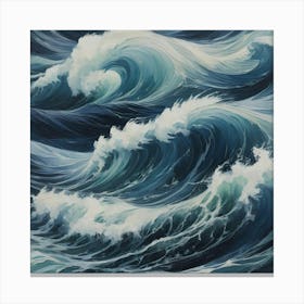 Ocean Waves 35 Canvas Print