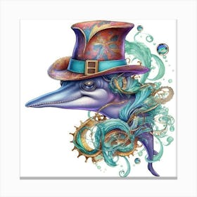 Steampunk Dolphin Toile