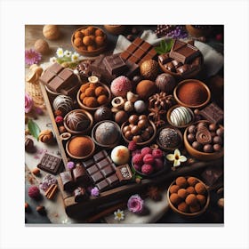 Delicious Chocolate 1 Canvas Print