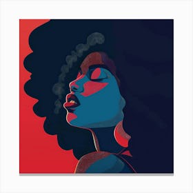 Afro Girl 27 Canvas Print