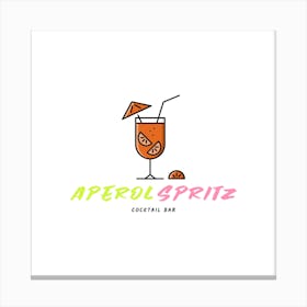 Aperol Spritz Orange - Aperol, Spritz, Aperol spritz, Cocktail, Orange, Drink 4 Canvas Print
