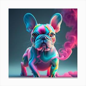 French Bulldog Painting Canvas Print