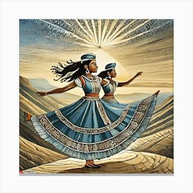 Firefly While We Don T Have Direct Evidence Of How Females Danced In The Indus Valley Civilization, (1) Canvas Print