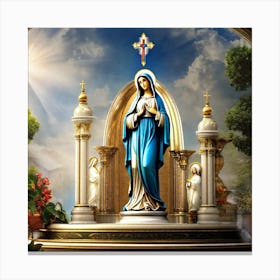 Virgin Mary Canvas Print