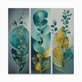 Three Leaves Canvas Print