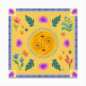 Ethnic Sunshine Canvas Print