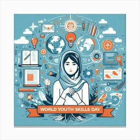 World Youth Skills Day 1 Canvas Print