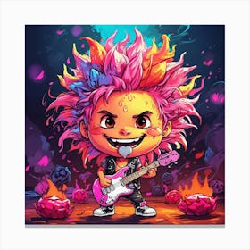 Rocker Girl Canvas Print