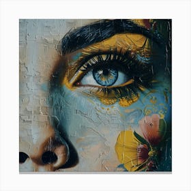 Face Painting Canvas Print