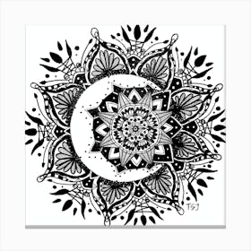 Luna Mandala Canvas Print