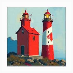 Lighthouses Canvas Print