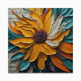 Flower Painting 3 Canvas Print