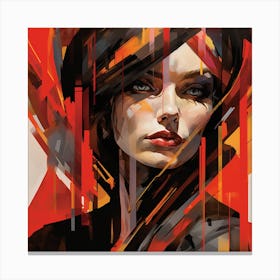 Portrait Of A Woman 3 Canvas Print