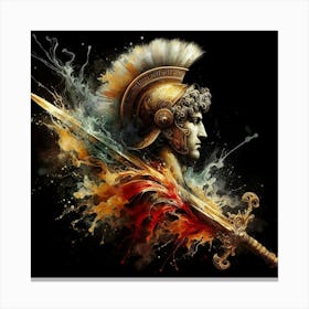 Spartan Warrior 5 Canvas Print