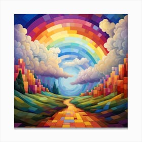 Rainbow Road Canvas Print