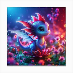 Cute Dragon Canvas Print