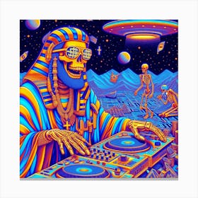 Dj Egypt Canvas Print