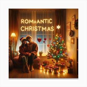 Romantic Christmas Canvas Print