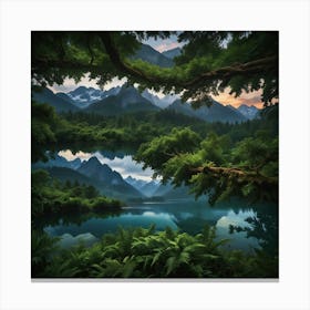 Fern Forest 1 Canvas Print