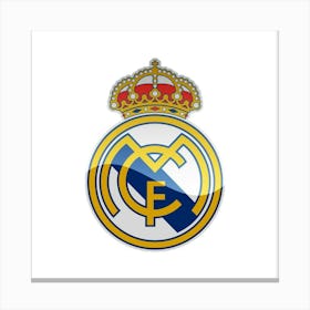 Real Madrid CF Logo Wall Art 28 Canvas Print