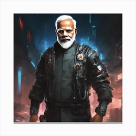 Narendra Modi 4 Canvas Print