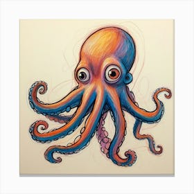 Octopus 112 Canvas Print