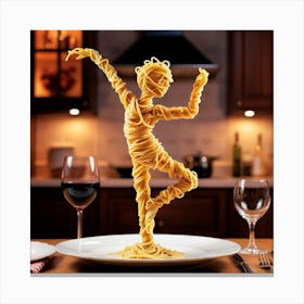 Mummy Dancer Canvas Print