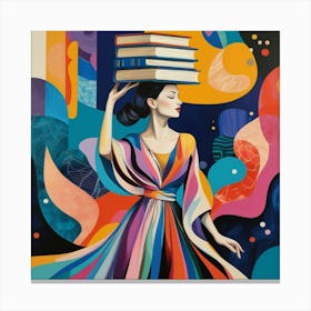 Artistic Balance and Colorful Expression Canvas Print