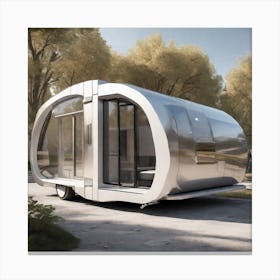 Futuristic Mobile Home 8 Canvas Print