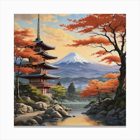 Scene from Japan Canvas Print