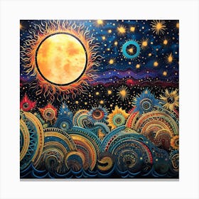 Starry Night 2 Canvas Print