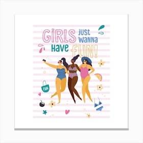 Friendship Print Canvas Print