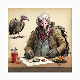 Vulture 9 Canvas Print