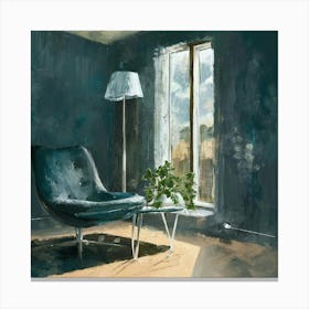 Blue Chair Canvas Print