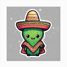 Mexican Cactus 22 Canvas Print