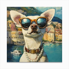 Whimsical Dogs 72 Canvas Print