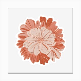 Dahlia Flower 1 Canvas Print