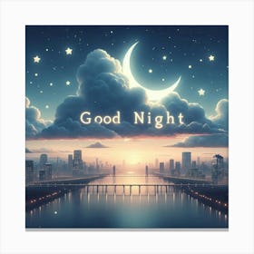 Good Night Canvas Print