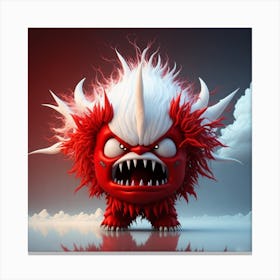 Monster Art Canvas Print