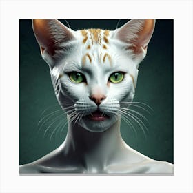 Cat Portrait 3 Canvas Print