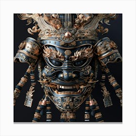 Mask Of The Chinese Emperor Canvas Print