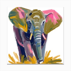 African Bush Elephant 02 1 Canvas Print