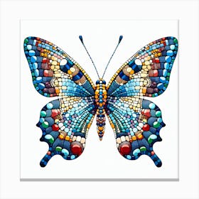 Butterfly Mosaic I Canvas Print