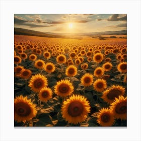 Sunflowers for you Canvas Print