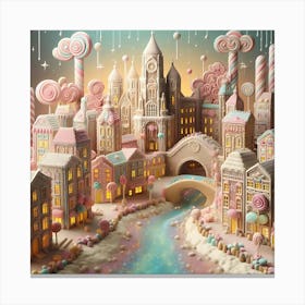 Christmas City 1 Canvas Print